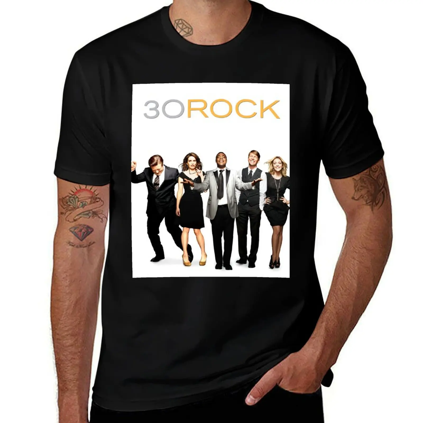 

30 Rock - Rockefeller Plaza T-Shirt man t shirt heavy cotton graphic t shirts for man t shirt for man T-Shirt