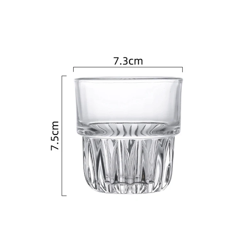 155ml/250ml/316ml Coffee Mug Heat-Resistant Glass Cups Transparent Tea Mug Water Cup for Drinking Milk Juice Tumblers Gift Glass image 3