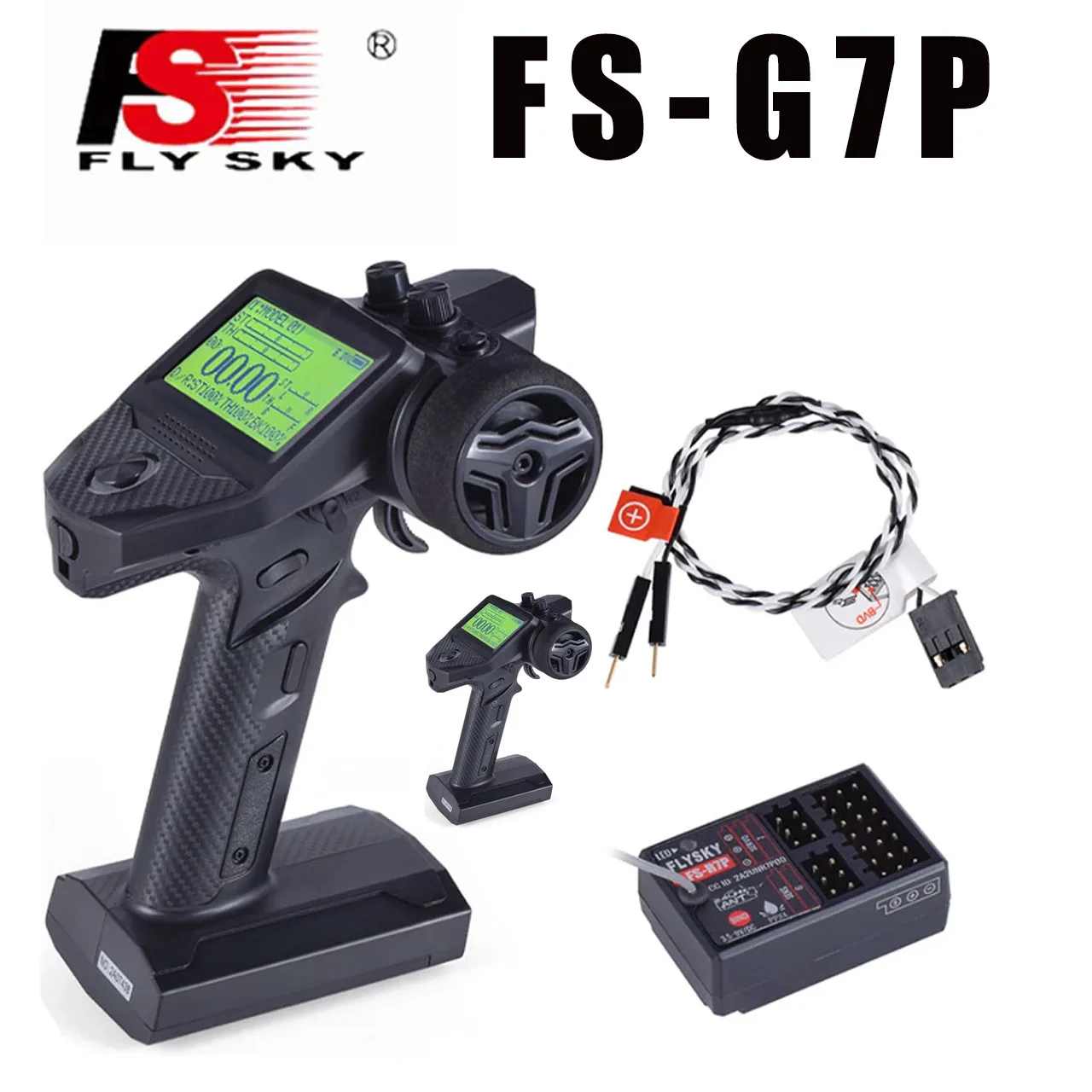 FS-G7P RC Transmitter and Receiver R7P FS-R7P 2.4Ghz for Crawler Truck Car Boat Robot Flysky