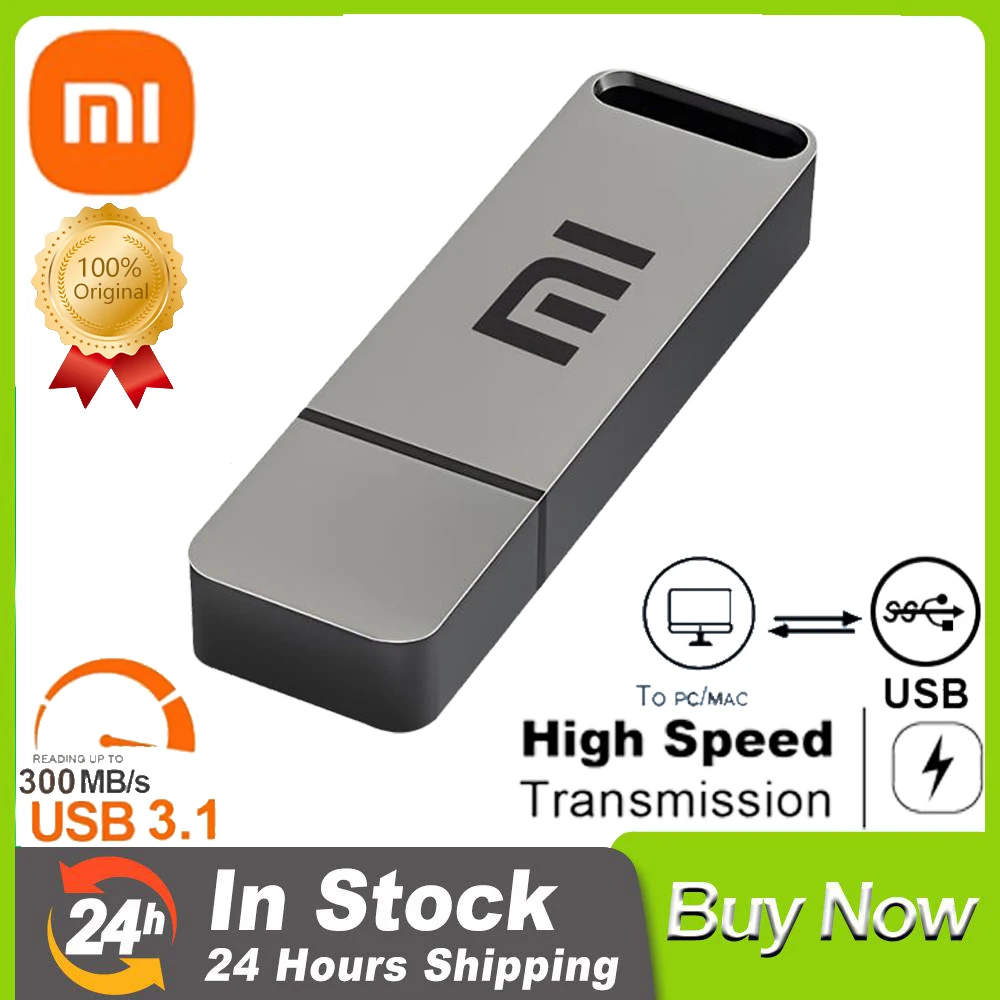 Xiaomi Usb Pen Drive 2Tb Flash Drive Usb Memory 3.0 High Speed Drive Portable Ssd 2tb Memoria Usb Flash Disk Certified Products