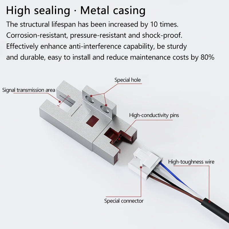 PioneerDetect Sensor Slot-type metal U-shaped photoelectric switch sensor EE-SX672-WR limit switch EE-SX670/671/674