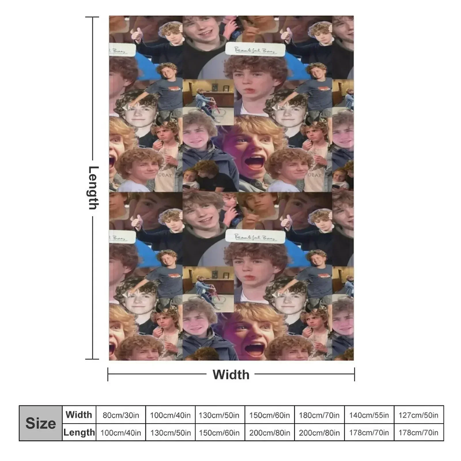 Percy Jackson walker scobell aesthetic Throw Blanket couch cozy soft plush fuzzy picnic outdoor blanket