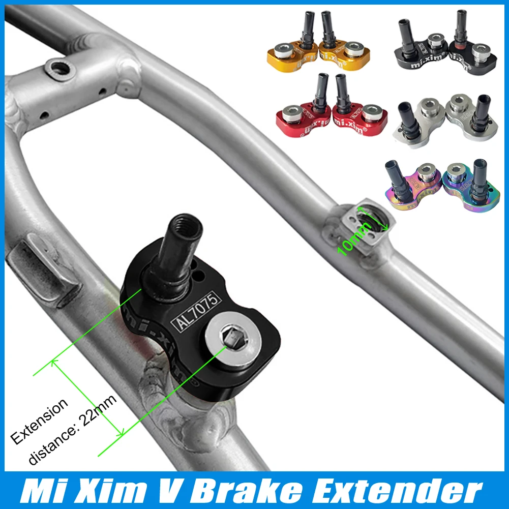 Mi Xim Bicycle V Brake Extender 14/16/18/20 Inch-406 To 451 V-brake Caliper Extension Seat Lengther Aluminum Frame Bike Parts