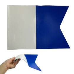 Impermeabile PVC Alpha Flag Scuba Diving Flag divisore internazionale Down Flag indicatore di superficie bandiera bandiera subacquea accessorio