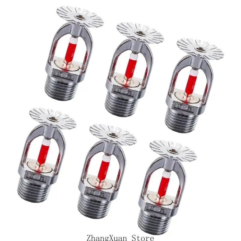 6 Stück hochwertige Kupfer-Feuersprinklerköpfe, Prüfdruck, Brandschutz, 3 x – Detail 8