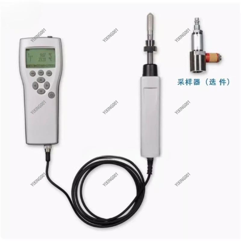Industrial Handheld Dew Point Meter High Precision Temperature Humidity Tester with External Probe