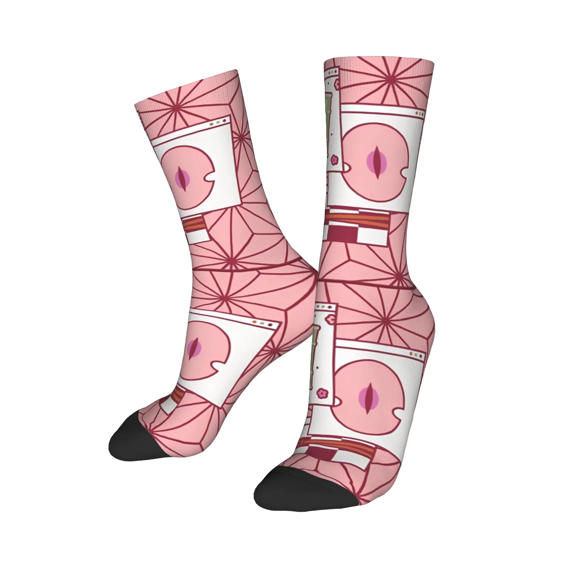 Autumn Winter Funny Women Men Demons Slayers Anime Socks  Sweat Absorbing Basketball Socks