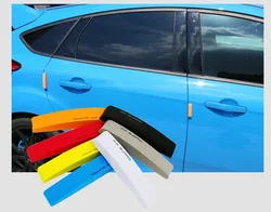 Universal 4Pcs Car Door Protector Guard Strip Scratch Protector Car Rubber Stickers Auto Door Edge Protection Car Accessories