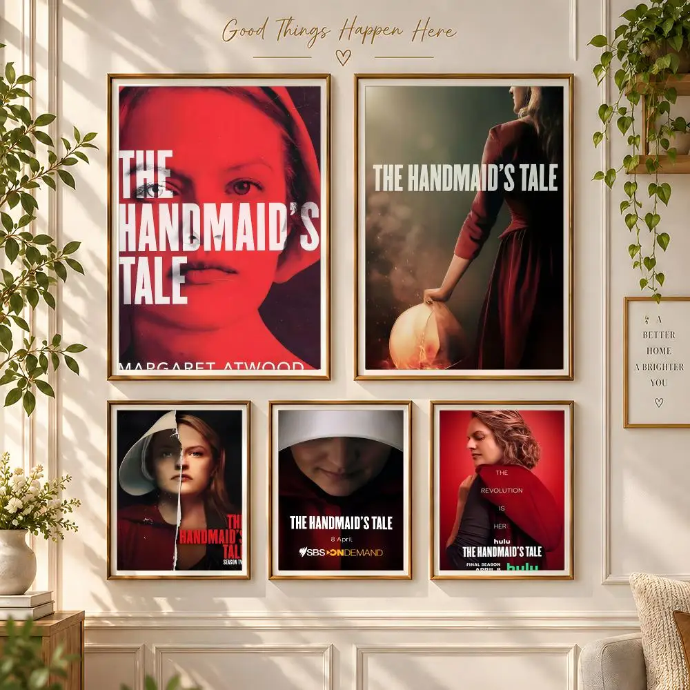 Series Dystopian Fiction The Handmaids Tale Poster Decorative Mural Wall Art Print Unframed Housewarming & Home Decor Gift