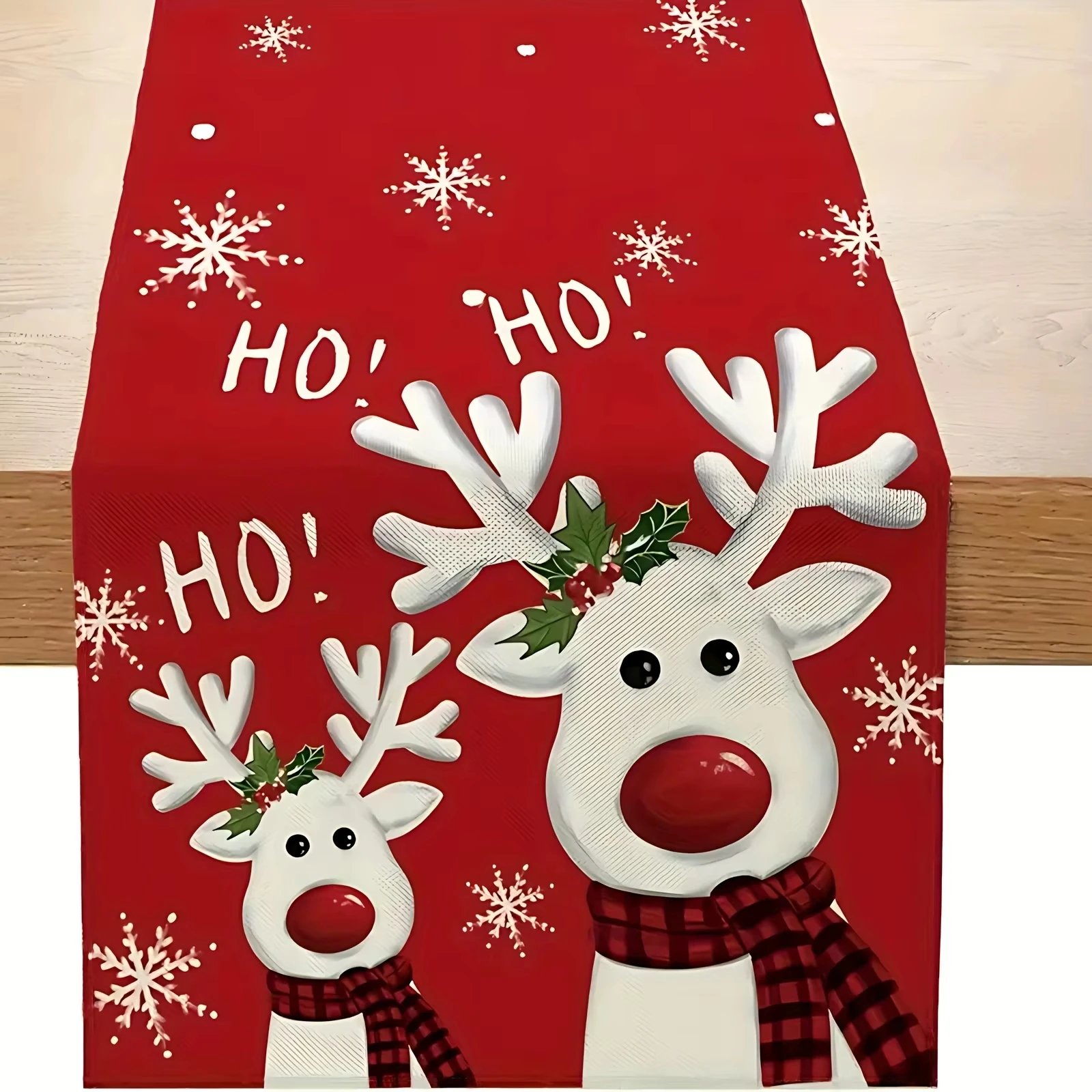 2025 عيد الميلاد الرنة الأيائل الجدول العدائين زينة عيد الميلاد للمنزل عيد الميلاد الجدول العلم 2026 السنة الجديدة مفرش المائدة هدايا عيد #1