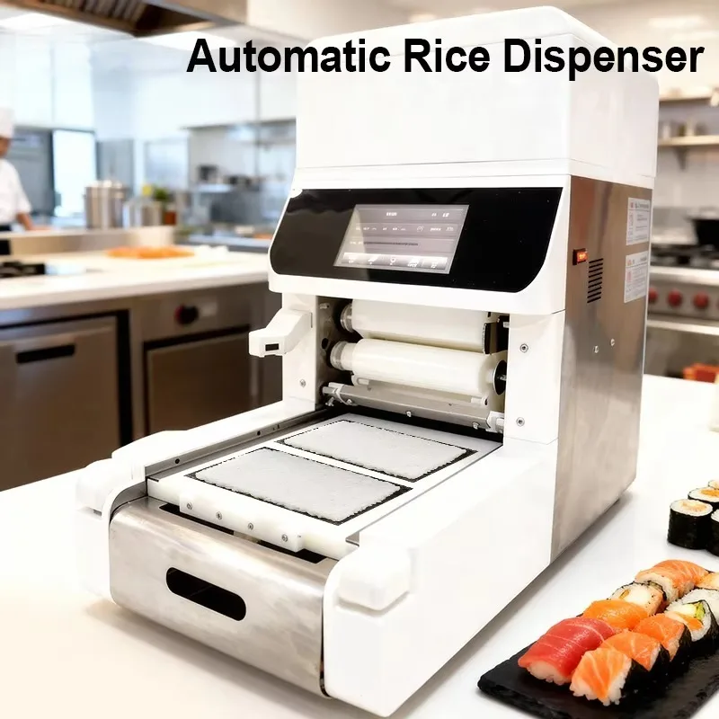 Custom Made  Sushi Rice Sheet Maker Adjustable Spreading Thickness Easy Cleaning Plug-And-Play