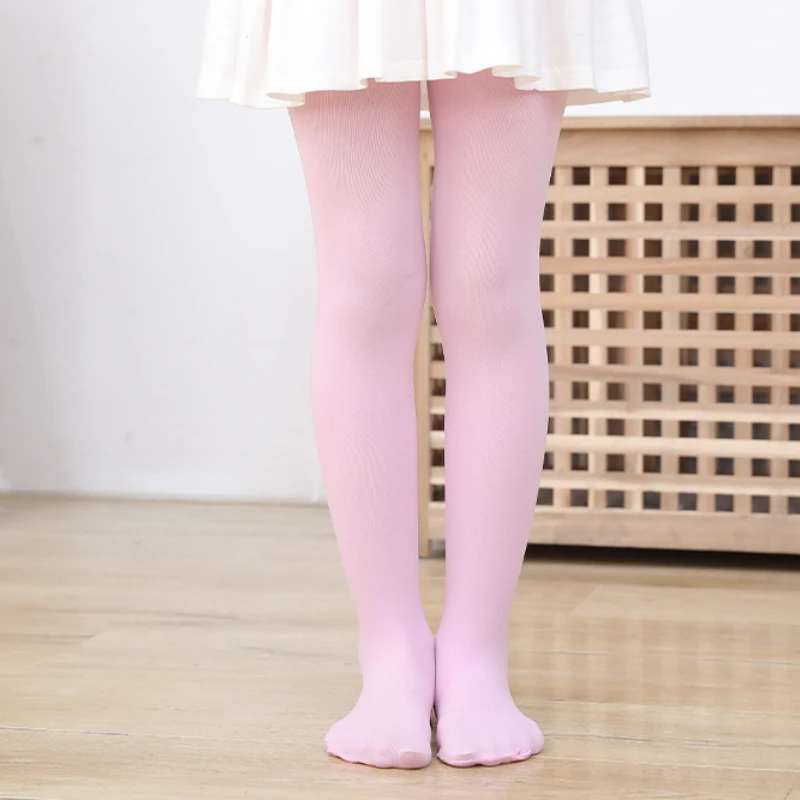 Herbst Candy Farbe Prinzessin Mädchen Strumpfhosen Schule Student Kinder Ballett Tanz Strumpfhosen für Kleinkind Baby Kind Samt Weiße Strümpfe – Detail 3