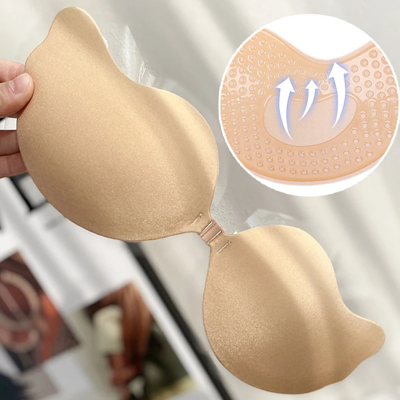 New Mango Shape Silicone Bust Nipple Cover Pasties Stickers Breast Self Adhesive Invisible Bra Lift Tape Push Up Strapless Bra