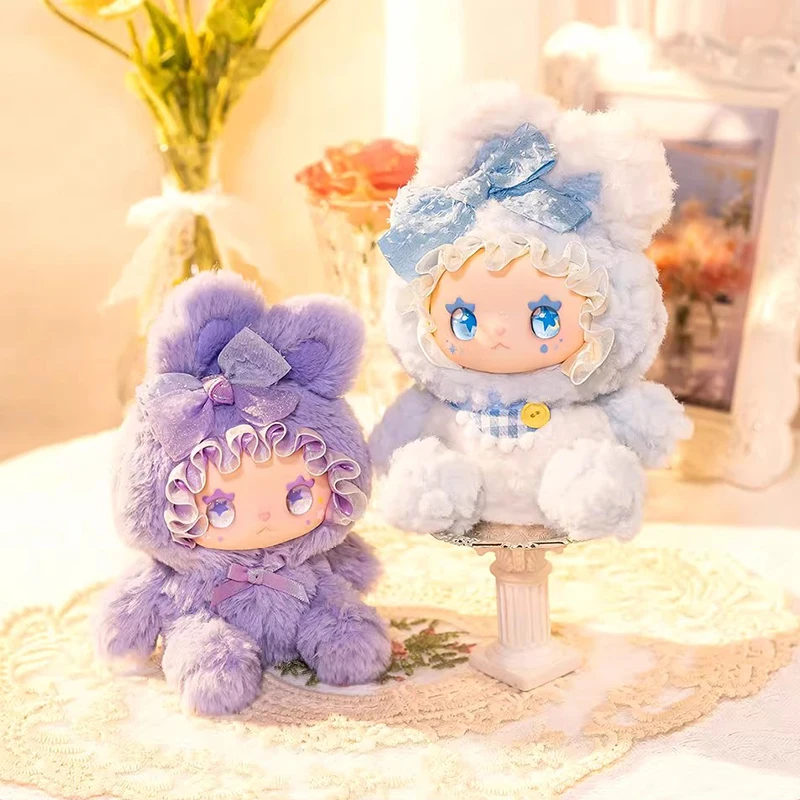 جميل إيما الأرنب التحالف سلسلة لطيف أفخم صندوق أعمى الفينيل دمية نموذج تزيين مُثبت لعبة صندوق غامض هدية