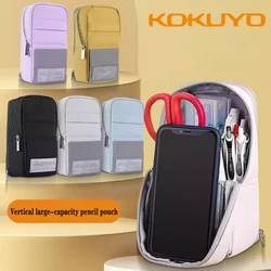 Japan Kokuyo MAG CRITZ Standable Mobile Pencils Cases Large Capacity Multi Function Large Opening Pen Holder Student Stationery