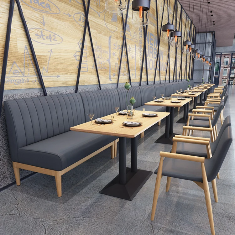 Ensemble de canapé de restaurant, banc de café, sièges de restaurant, conceptions modernes
