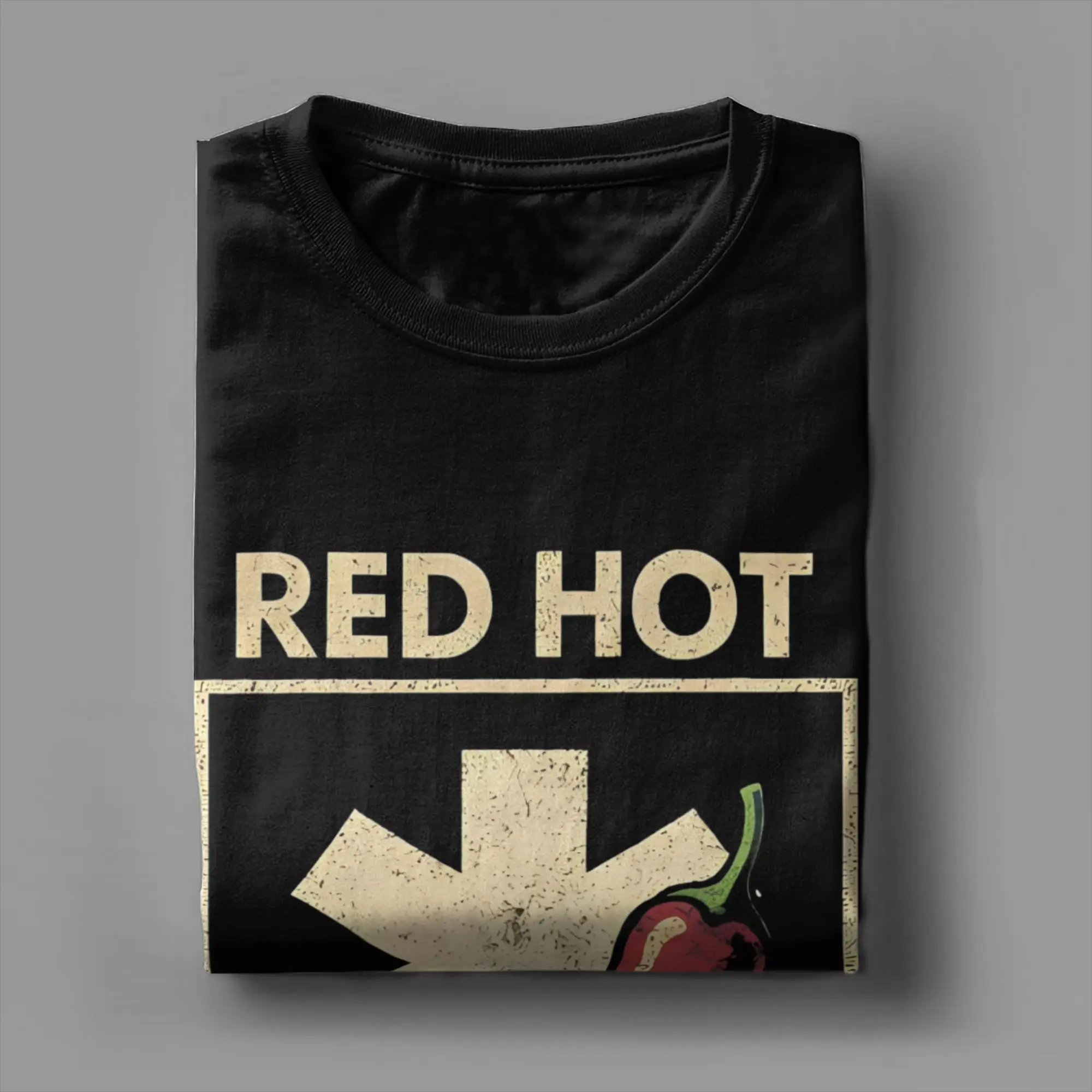 RHCP Red Hot Chili Peppers T-Shirt Beach  Harajuku T-Shirts Cotton O Neck 4XL 5XL 6XL Top Tees Short-Sleeved Vintage Tshirt