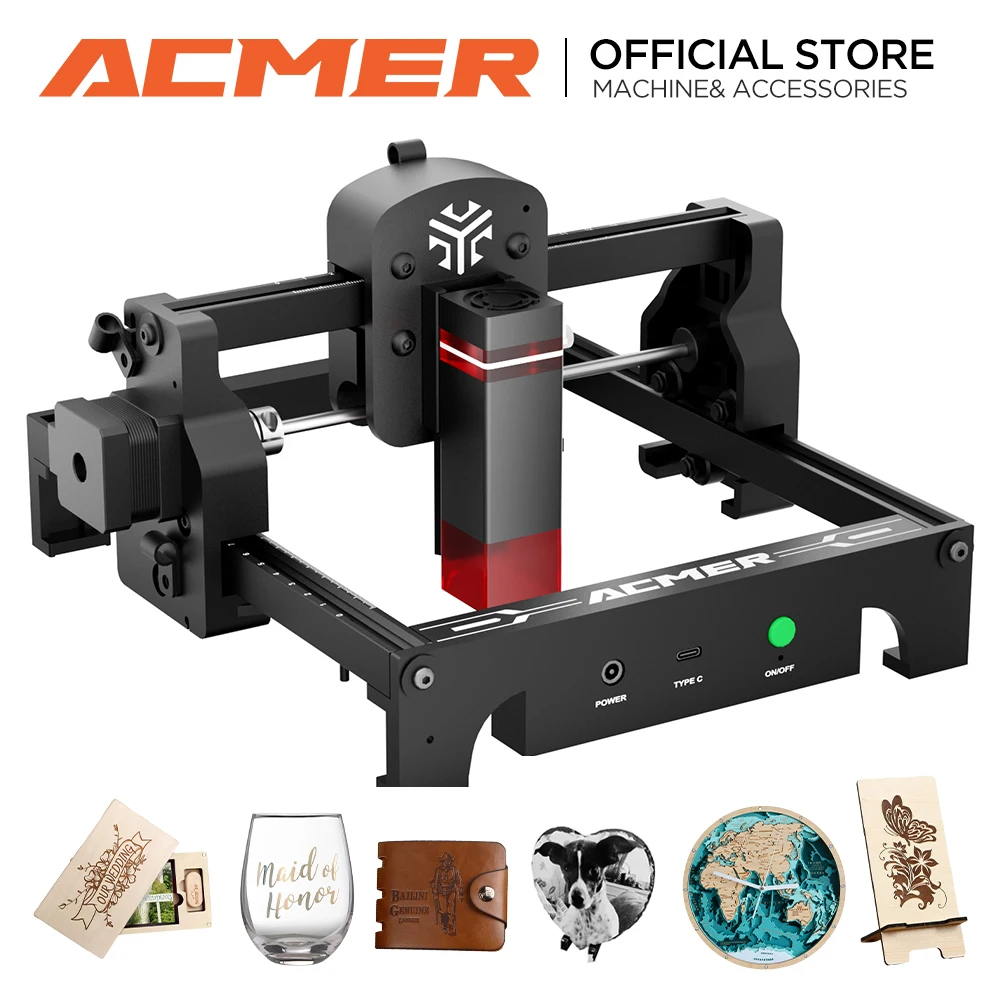 

ACMER S1 2.5W Woodworking Engraver, P1 P2