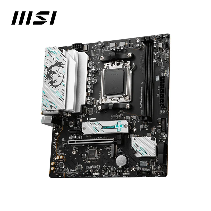 Новая материнская плата MSI B650M GAMING WIFI для AMD B650 и AMD Ryzen ™   Материнская плата серии 7000, 8000, 9000 с разъемом AM5