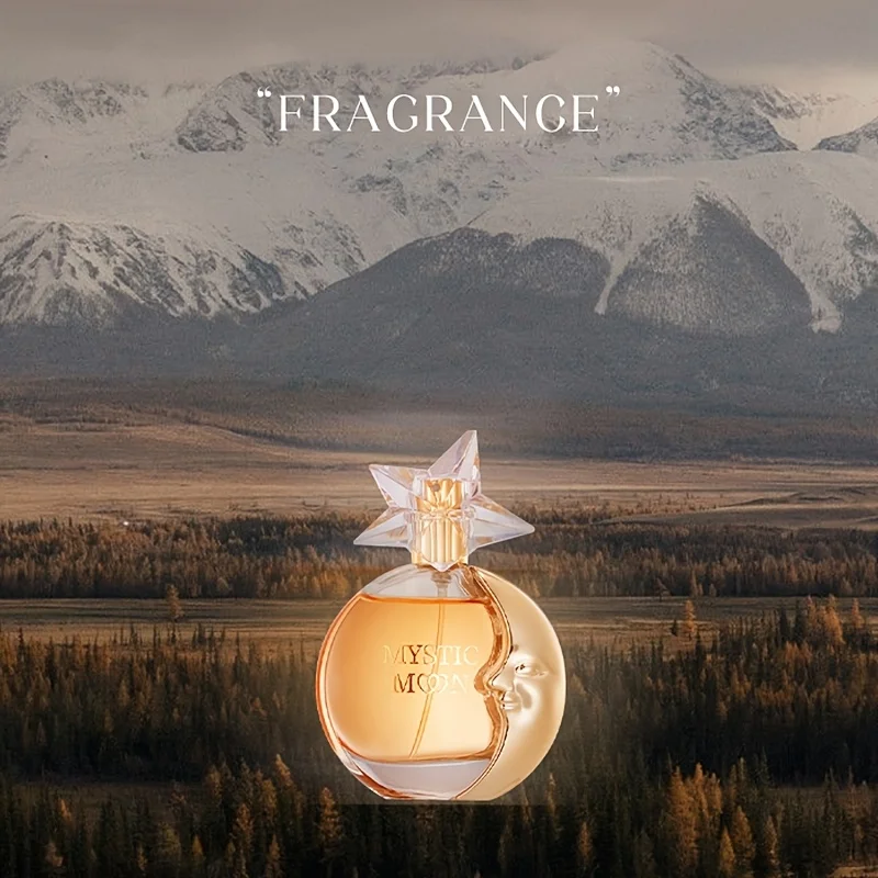 50 مل عطر ذهبي ميستيك مون للنساء أنيق منعش للتاريخ الليلي وأعياد الميلاد وحفلات الكريسماس أو دو تواليت