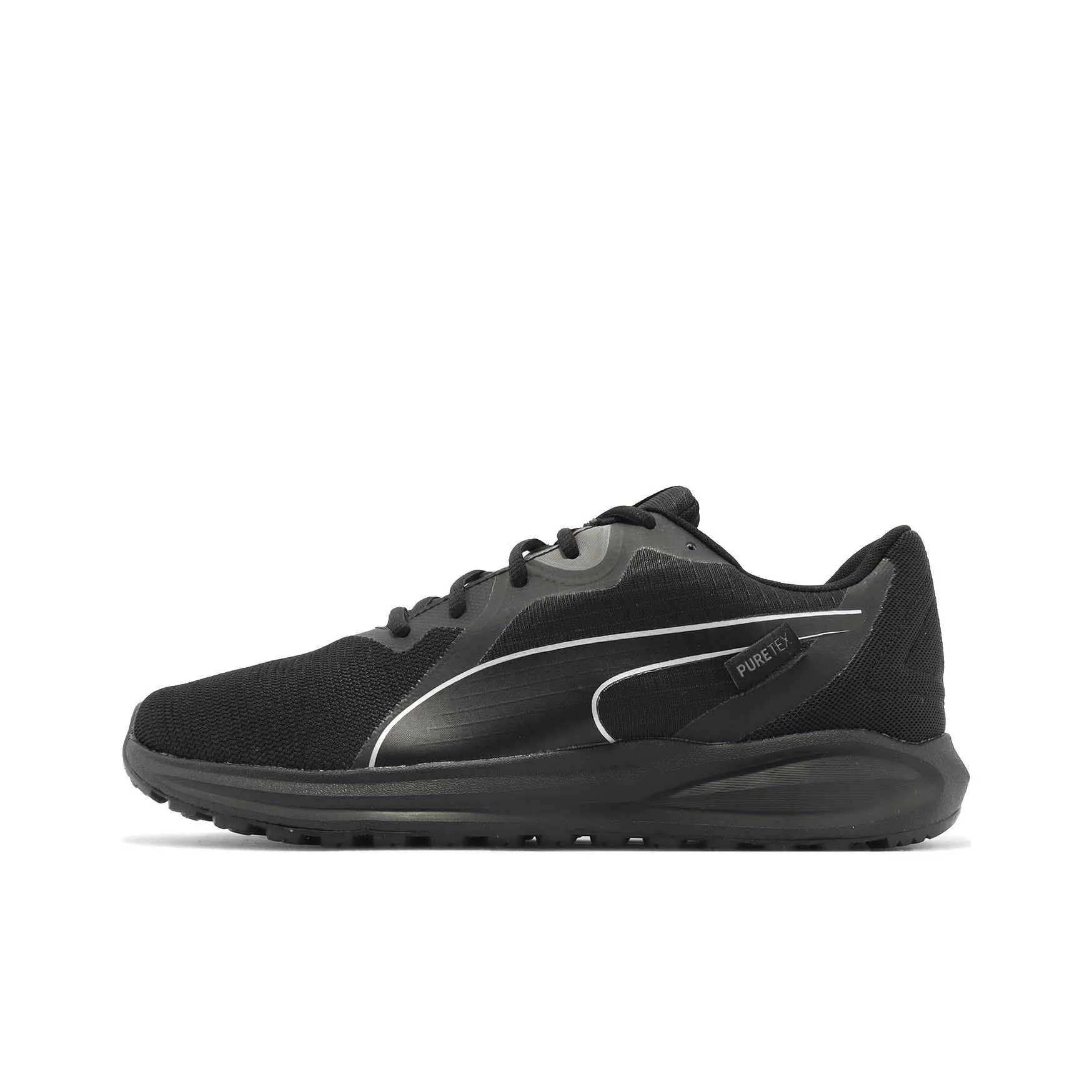PUMA Twitch Runner Sports Breathable Lightweight Low top Running Shoes Unisex Black 377506-01