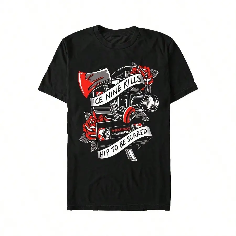 

Ice Nine Kills Hip To BeAesthetic Creepy Dark Wind Street Elements Comfortable Cotton Tee Sleeves Valentine'S Day Gift T-Shirt