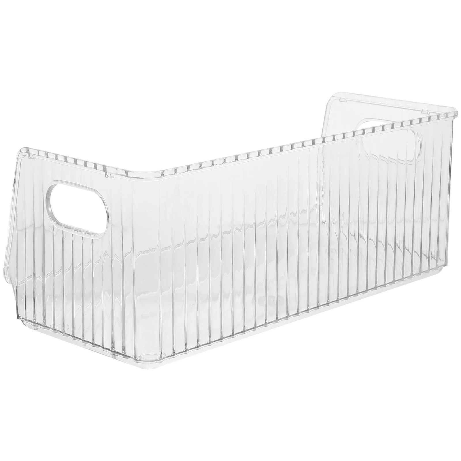 2 Pcs Transparent Storage Basket Household Table Organizer Makeup Organizers Handle Sundries Holder Pp For Vanity