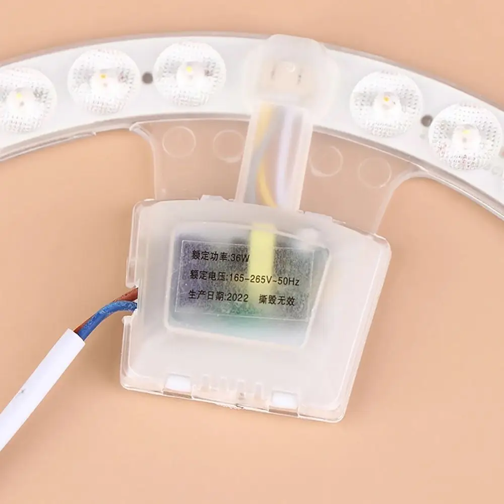 1 Uds tablero duradero Blubs Panel círculo luz 220V 12W 18W 24W 36W Anillo de luz LED redondo módulo LED reemplazo de lámpara