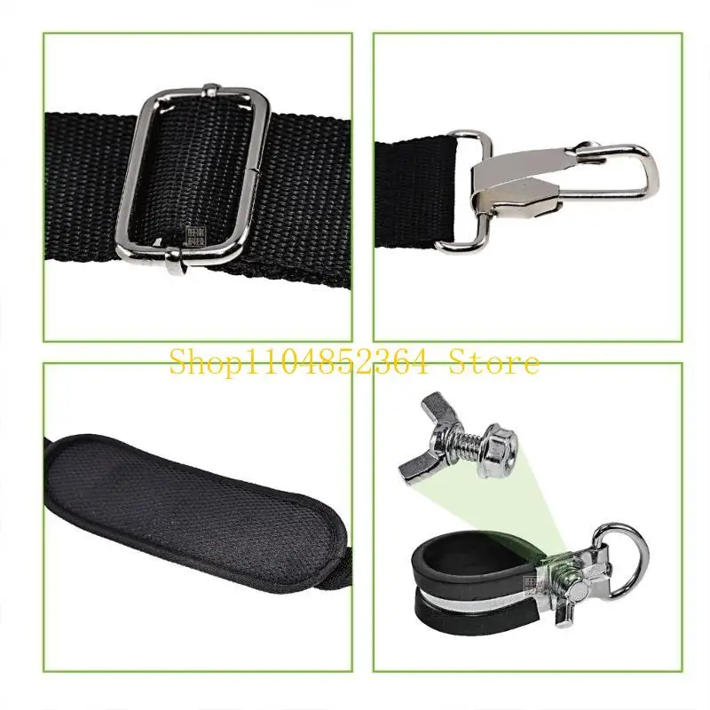 652F Professional Weeder Trimmer Belt Strap with Padded Shoulders 78-95cm Adjustable
