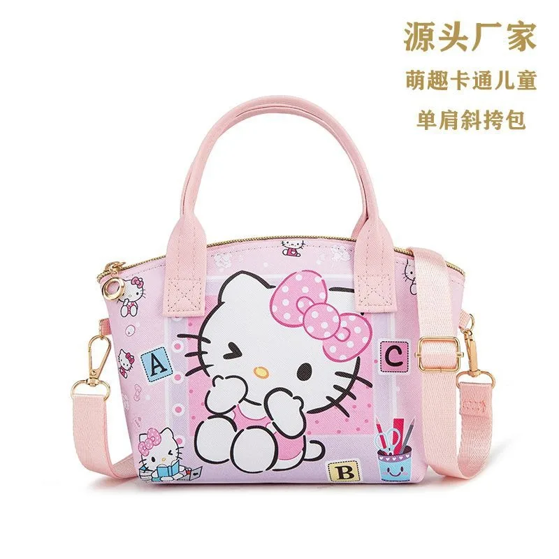 

Sanrio Hello Kitty сумка через плечо, косметичка, милая женская сумка большой вместимости, удобная сумка для покупок, подарок для девочки