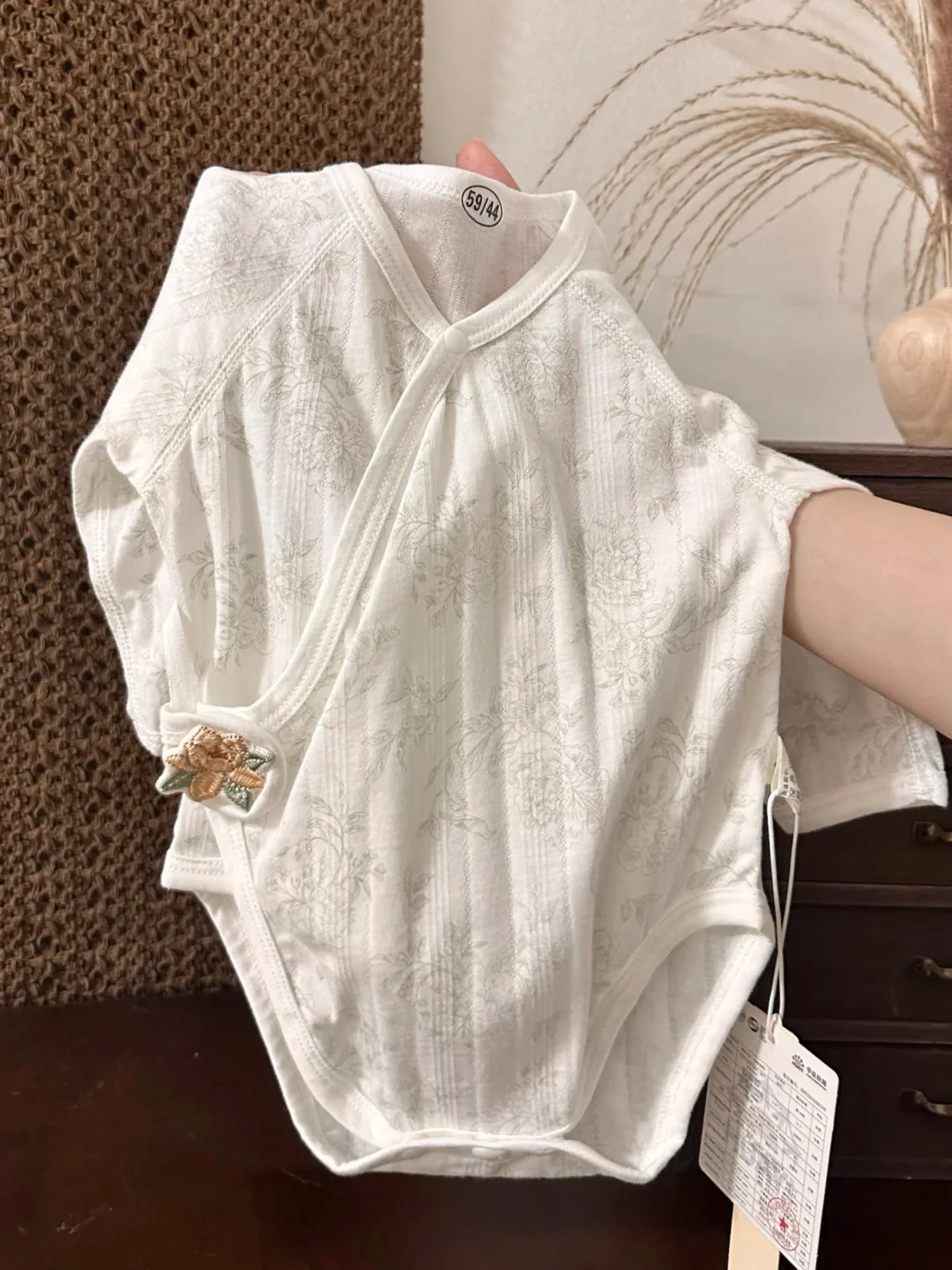 Macacão de Bebê de Manga Longa Fino para o Verão, Unissex, para Recém-Nascidos, Sem Costura, Conjunto de Roupas Infantis