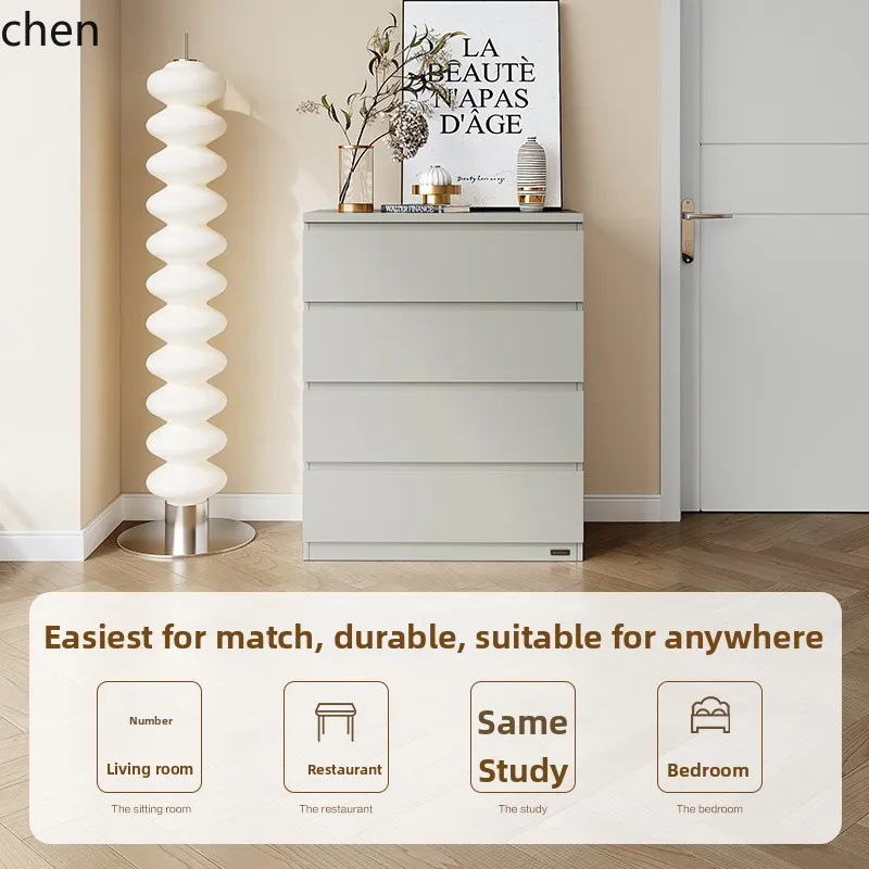 Chest of Drawers Bedroom Minimalist Style High Aesthetic Drawer Storage Chest