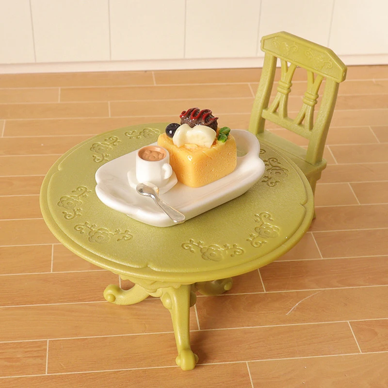 Maison de courses, thé de l'après-midi, café, gâteau, kit de dessert, simulation de nourriture, décoration de maison de poupées, accessoires de cuisine, 1:12