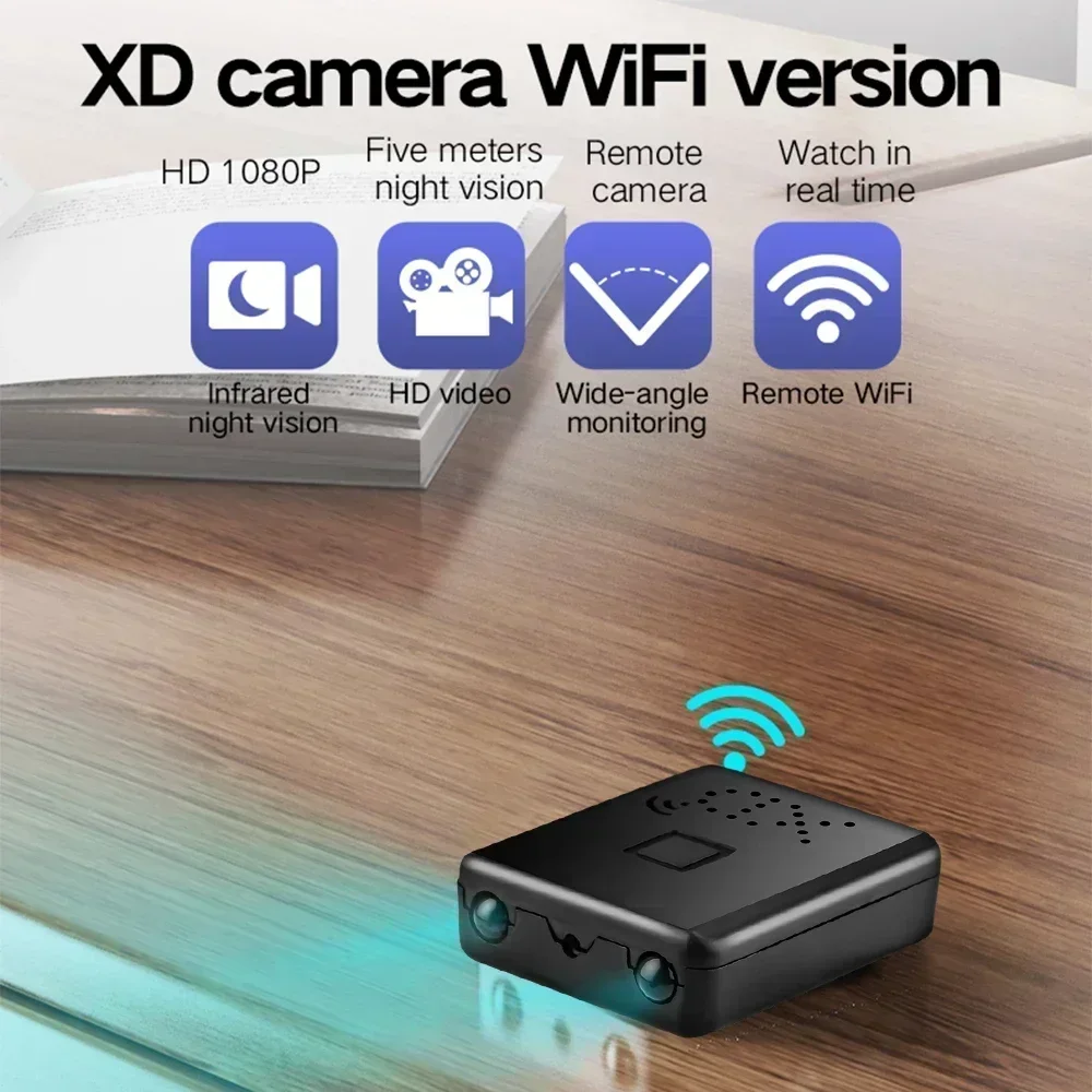 XD Mini Camera Wifi Camcorder 4K Full HD 1080P Video Recorder Small Motion Detection Night Vision Security Smart Home IP Web Cam