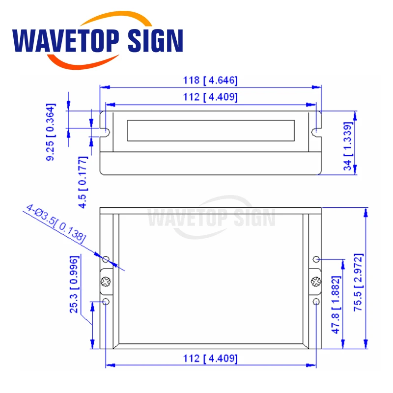 WaveTopSign Leadshine 3Phase Stepper Driver 3DM683 for CO2 Laser Engraving Cutting Machine Match