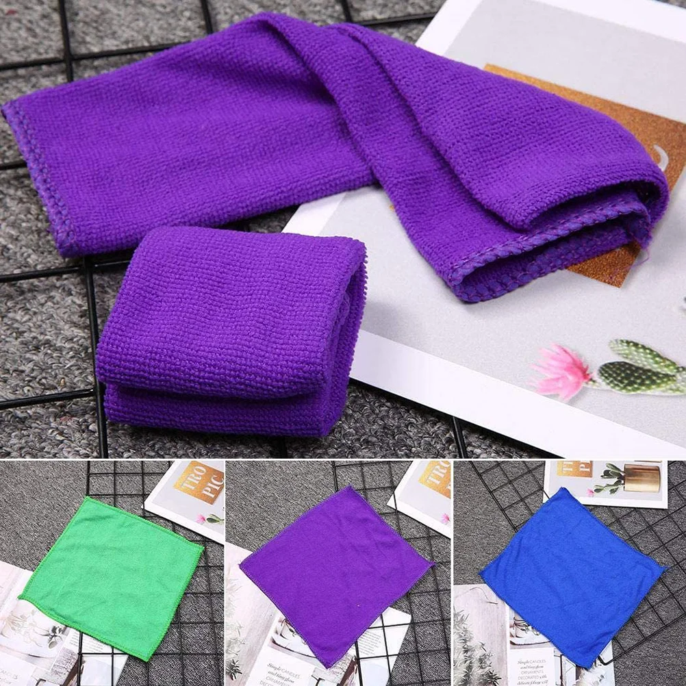 

16 Pcs Cleaning Towels Friendly Super Absorbent Small Handkerchief Nursing Bag Square Towels