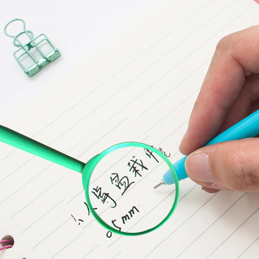 

20Pcs Colorful Acrylic Handheld Magnifying Glasses for Miniature Engraving Jewelry Reading Collection Magnifying Glass