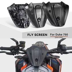 For Duke 790 2018- 2023 2024 2025 Mini Windshield Windscreen Front Fly Screen Deflector Fairing Motorcycle Accessories
