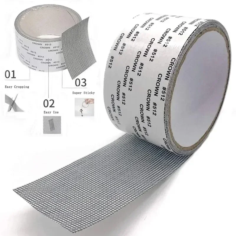 

Anti-Insect Fly Home Repair Tools Magic Self Adhesive Window Screen Repair Tape Window Door Mosquito Netting Patch Repair