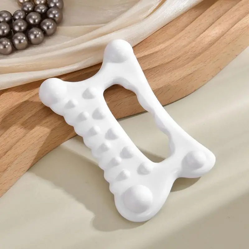 Wavy-edged Facial Scraping Tool Face Lift Muscle Relief Massage Board Portable Full Body Massager For Women Adults