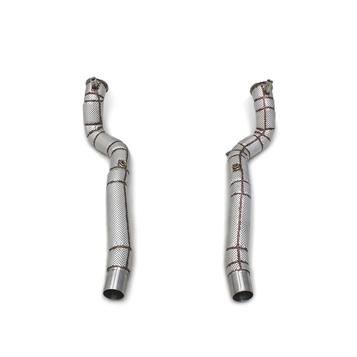 UNIQUE For Ferrari California t With insulator downpipe With cat/without cat exhaust pipe