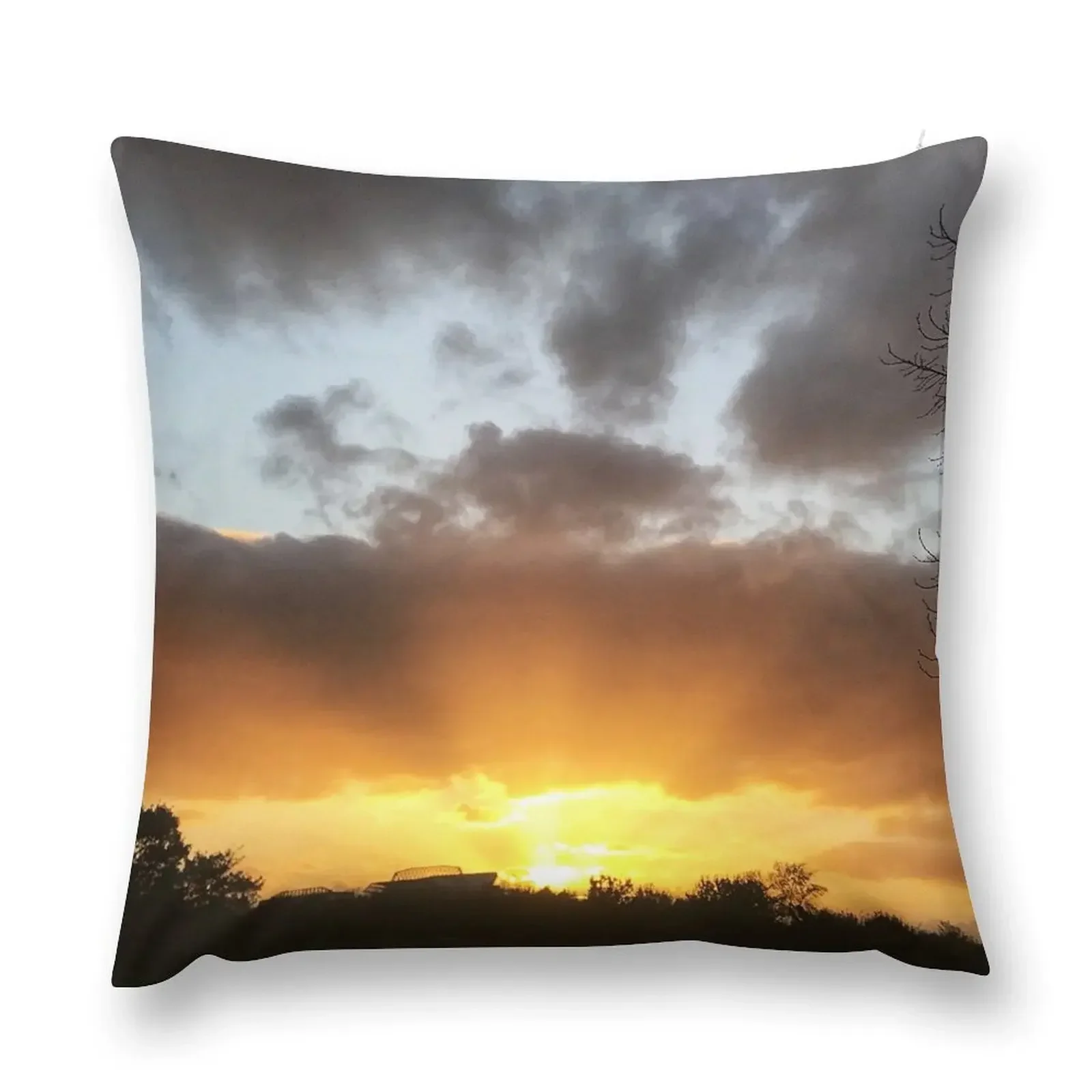 

Sunset over Anfield Throw Pillow Sofa Cushions Covers Decorative pillowcase Couch Cushions Sofas Covers pillow