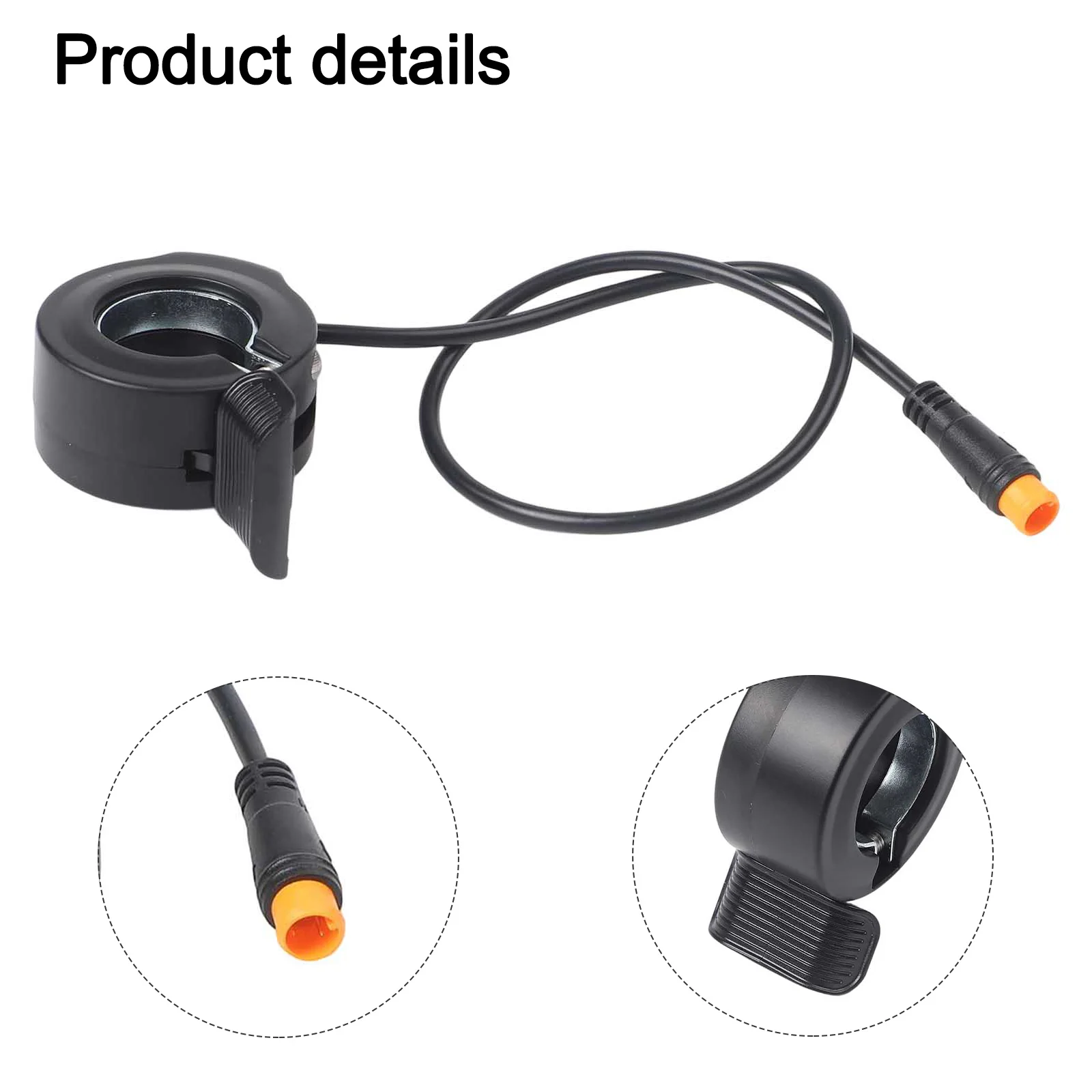 

Курковый переключатель скорости для электровелосипедов, водонепроницаемый, с 3-контактным подключением, идеально подходит для комфортного управления