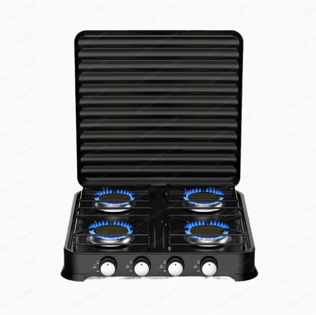 Cookware Accessories 4 Burners Electric Gas Stove with Oven Small Kitchen Appliances Professional Manufacturer
