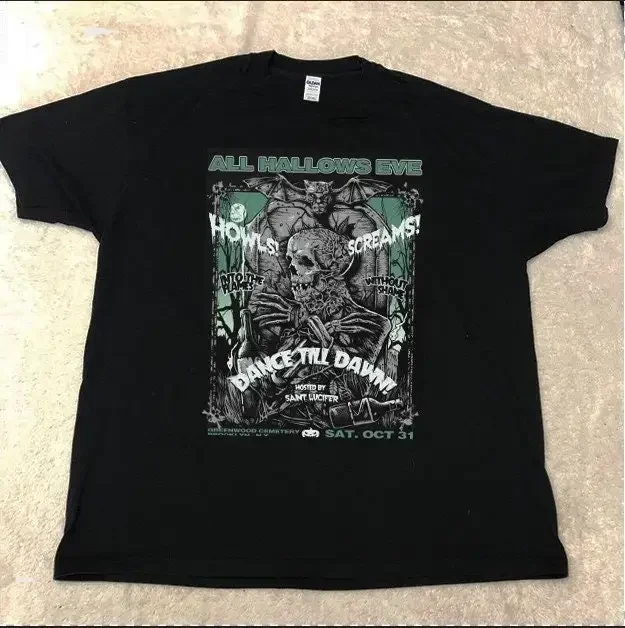 All Hallows Eve Dance Till Dawn Halloween Horror Movie T Shirt