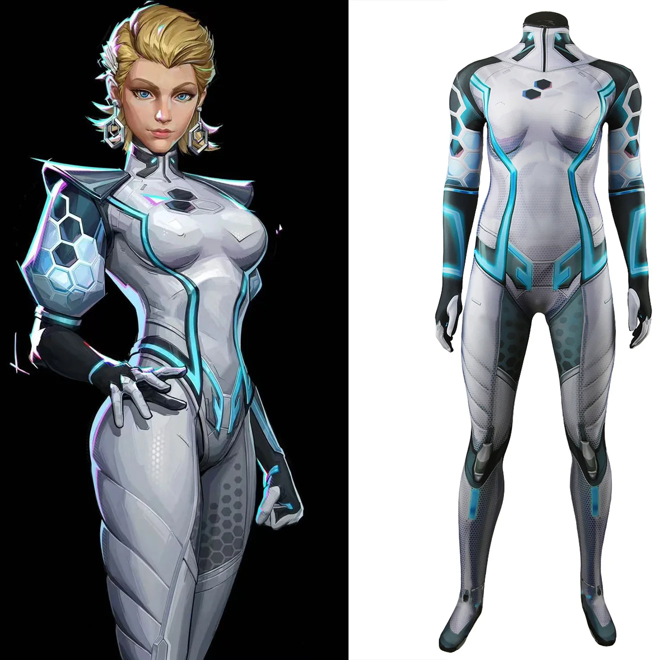 

Invisible Woman Costume Future Foundation Cosplay 3D Printed Spandex Outfits Halloween Costume Superhero Zentai Bodysuit Adult