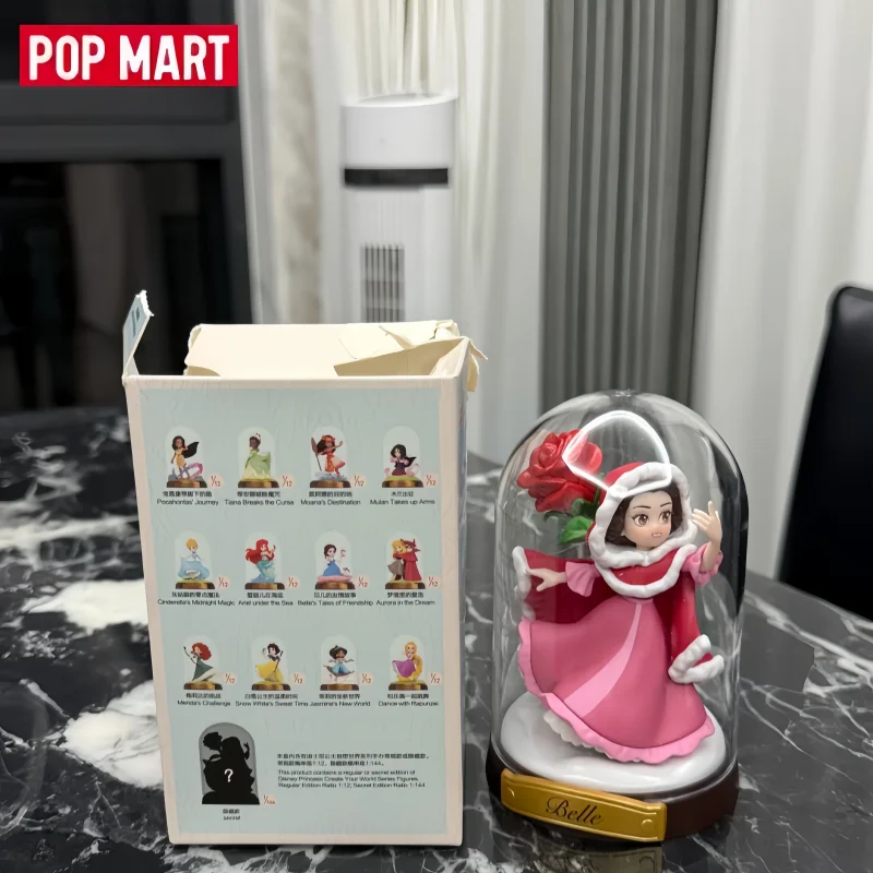 الأصلي حقيقية البوب مارت ديزني الأميرة خلق سلسلة العالم الخاصة بك مفاجأة صندوق أعمى تخمين حقيبة صندوق غامض اللعب هدية عيد ميلاد