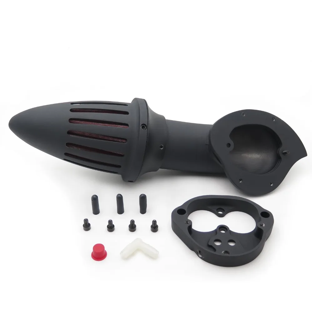 فلتر مجموعات منقي الهواء لقطع غيار الدراجات النارية Kawasaki Vulcan 1500/1600 Classic 2000&UP كروم/أسود