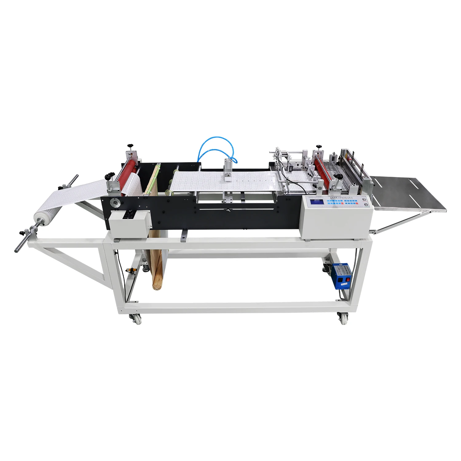 Unique Features Fully Automatic Unwinding, Punching and Cutting Machine with a Width of 500mm