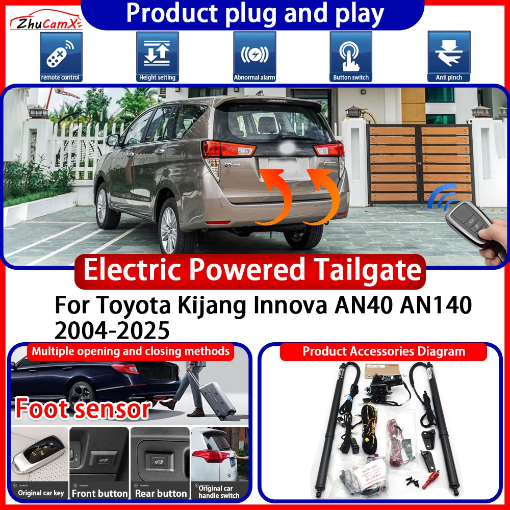 

OEM Powered Tailgate for Toyota Kijang Innova AN40 AN140 2004-2025 anti pinch Smart Intelligent Trunk Control Gate Lift Kit